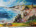 Summertime at Sandy Cove, Oil on Canvas